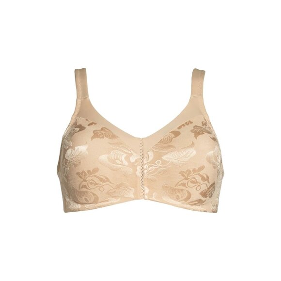 🆕WACOAL Awareness Full Unpadded Wireless Bra 38D Beige Nude #85276 - Picture 6 of 10
